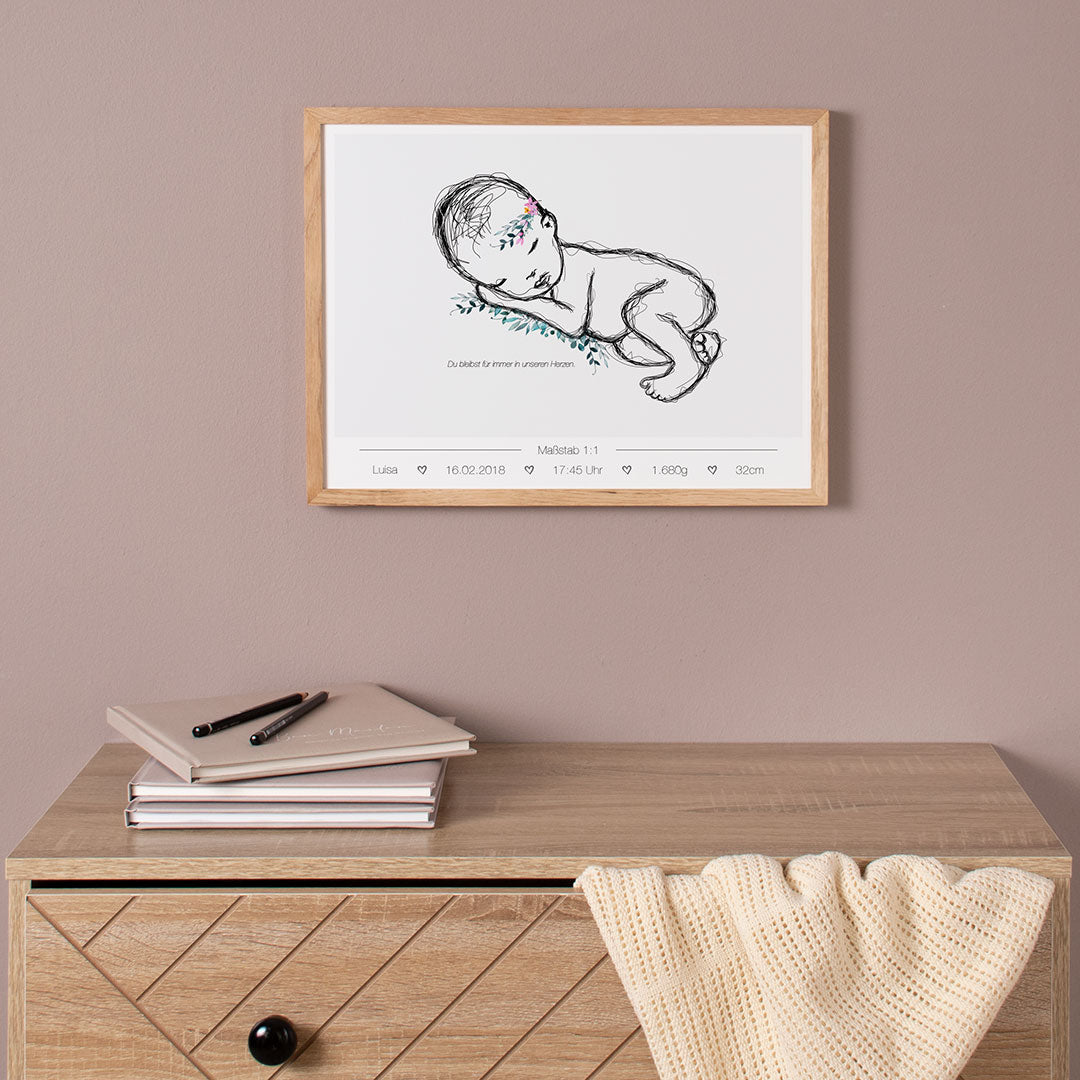 Sternenkindposter "Blumenmädchen" (882364088377)